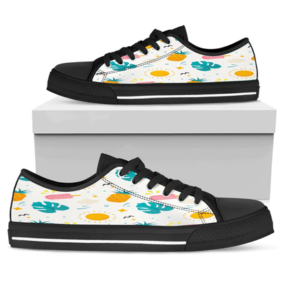 Shoes Summer Pattern Simple Drawing Low Top Shoes
