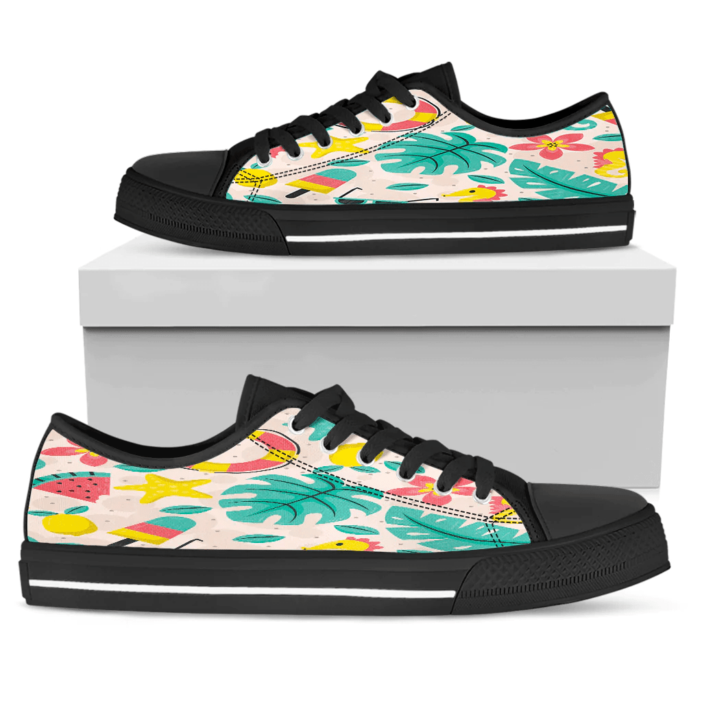 Shoes Summer Pattern Comic Style And Fresh Cool Low Top Shoes