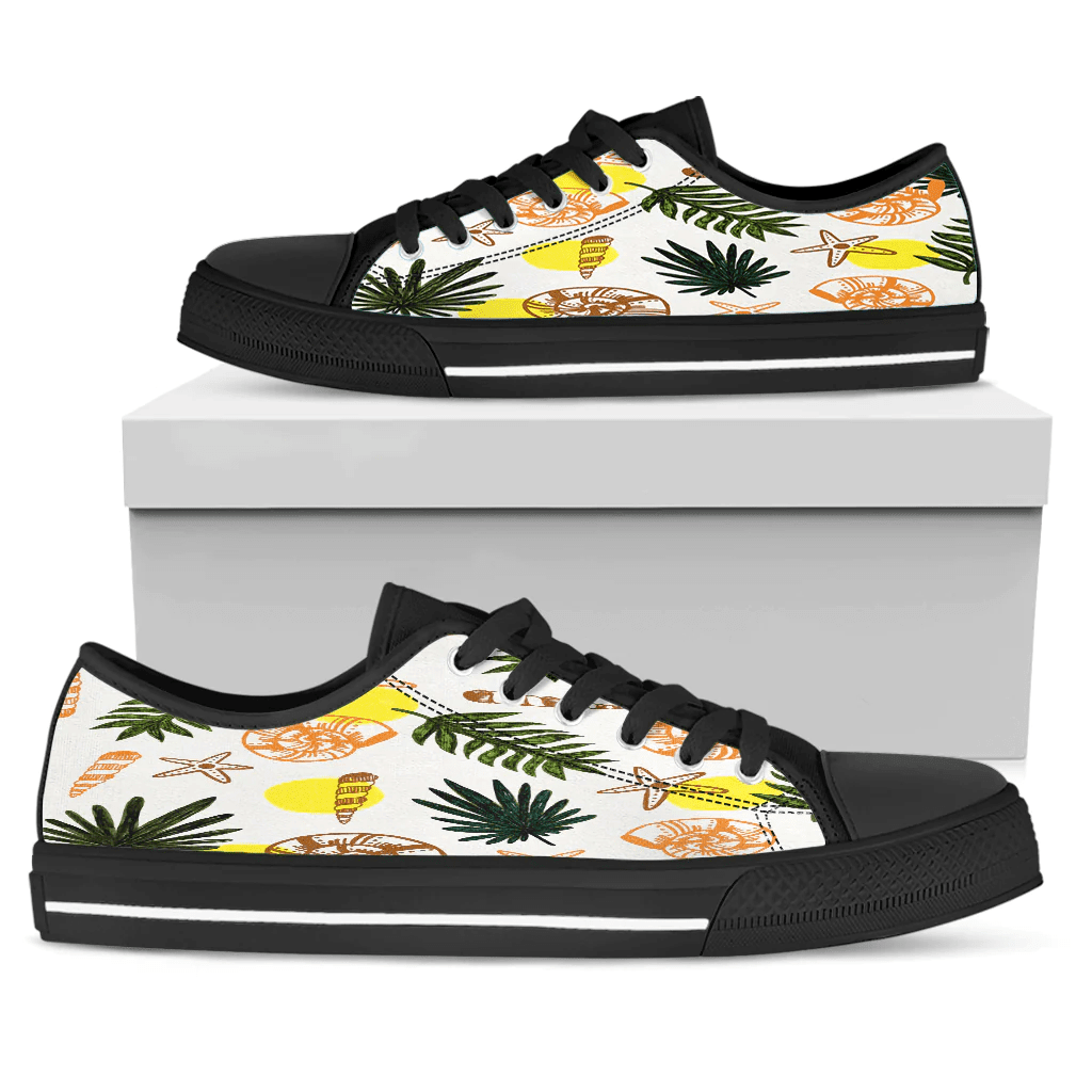 Shoes Summer Pattern Sea Snail Low Top Shoes