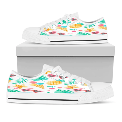 Shoes Summer Pattern Simple Children'S Drawings Low Top Shoes