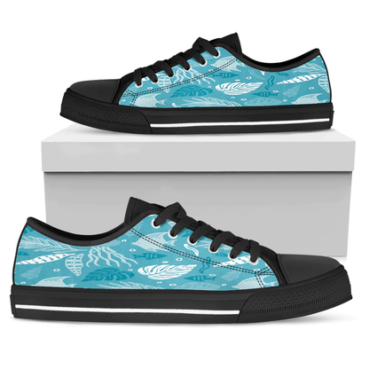 Shoes Summer Pattern Marine Ecosystem Low Top Shoes