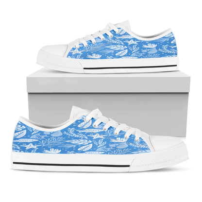 Shoes Summer Pattern Marine Ecosystem 2 Low Top Shoes