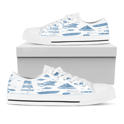 Shoes Summer Pattern Lighthouse Pleasant Colors Low Top Shoes