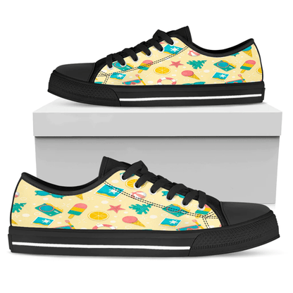 Shoes Summer Pattern Of Sea Tourism Low Top Shoes