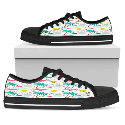 Shoes Summer Pattern Childish Drawing Low Top Shoes