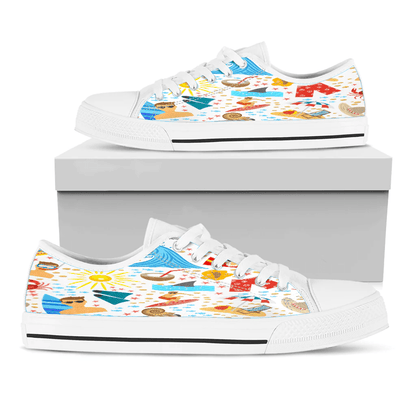 Shoes Summer Pattern Leisure Activities Low Top Shoes