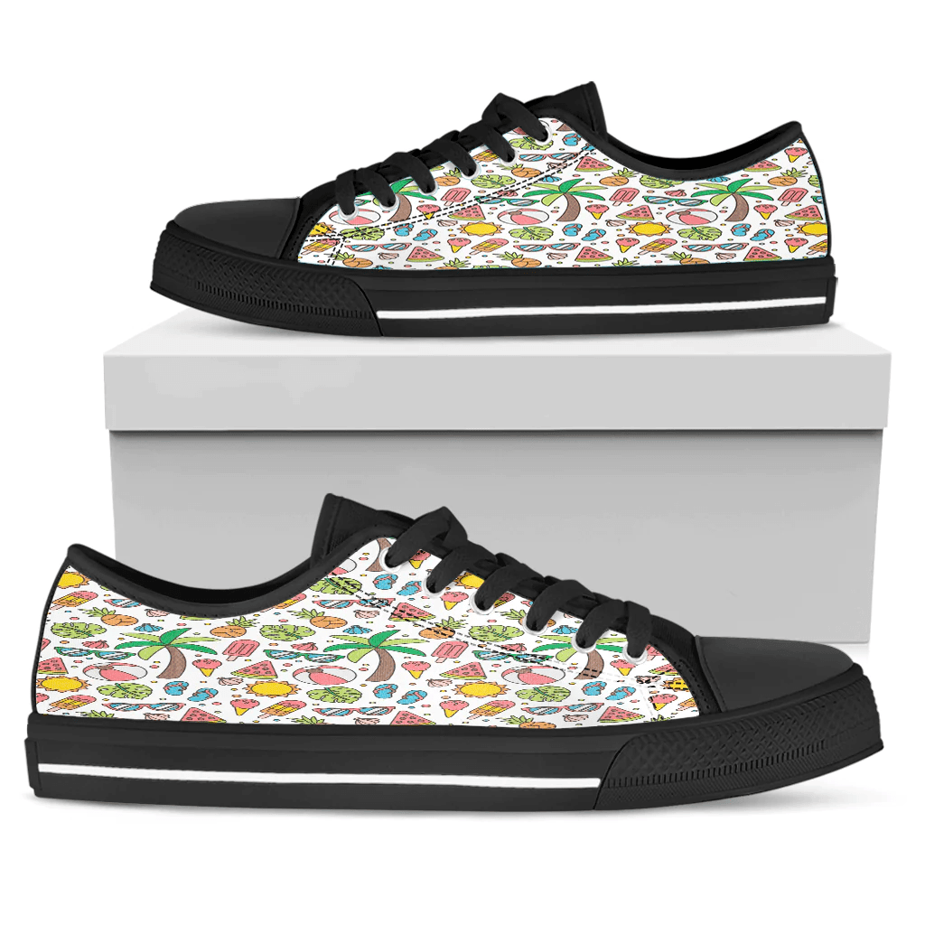 Shoes Summer Beach Much Pattern Low Top Shoes