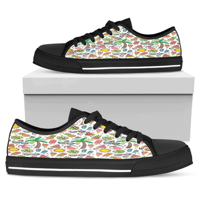 Shoes Summer Beach Much Pattern Low Top Shoes