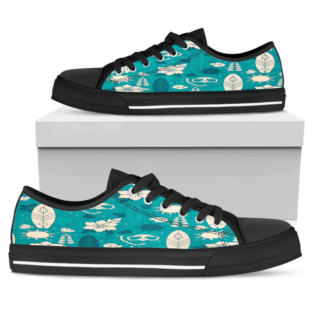 Shoes Summer Pattern Surfring And Diver Low Top Shoes
