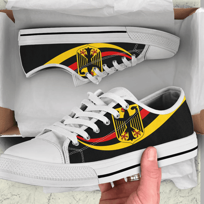 Shoes Germany Coat Of Arms And Flag Low Top Shoes
