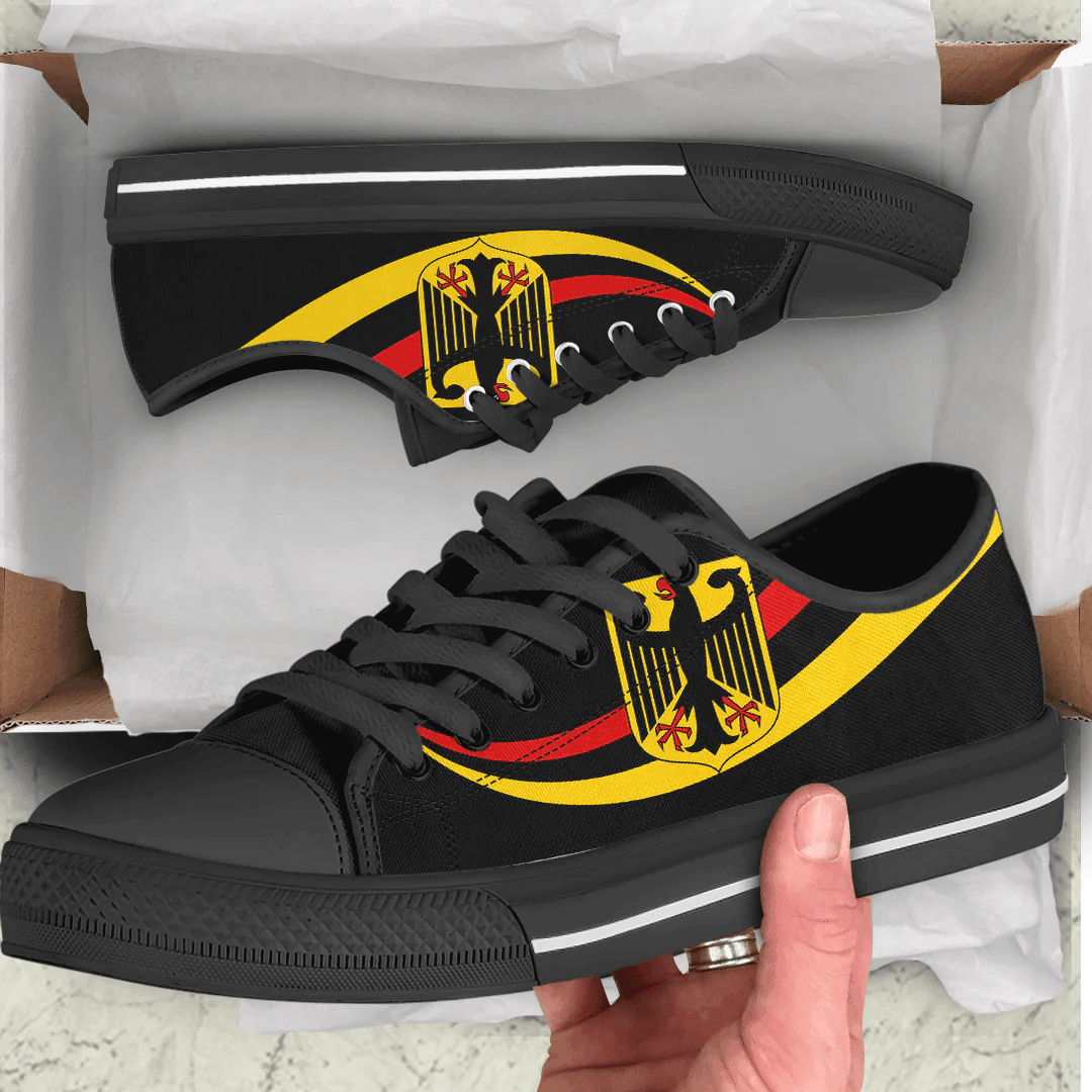Shoes Germany Coat Of Arms And Flag Low Top Shoes