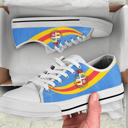 Shoes Aruba Coat Of Arms And Flag Low Top Shoes