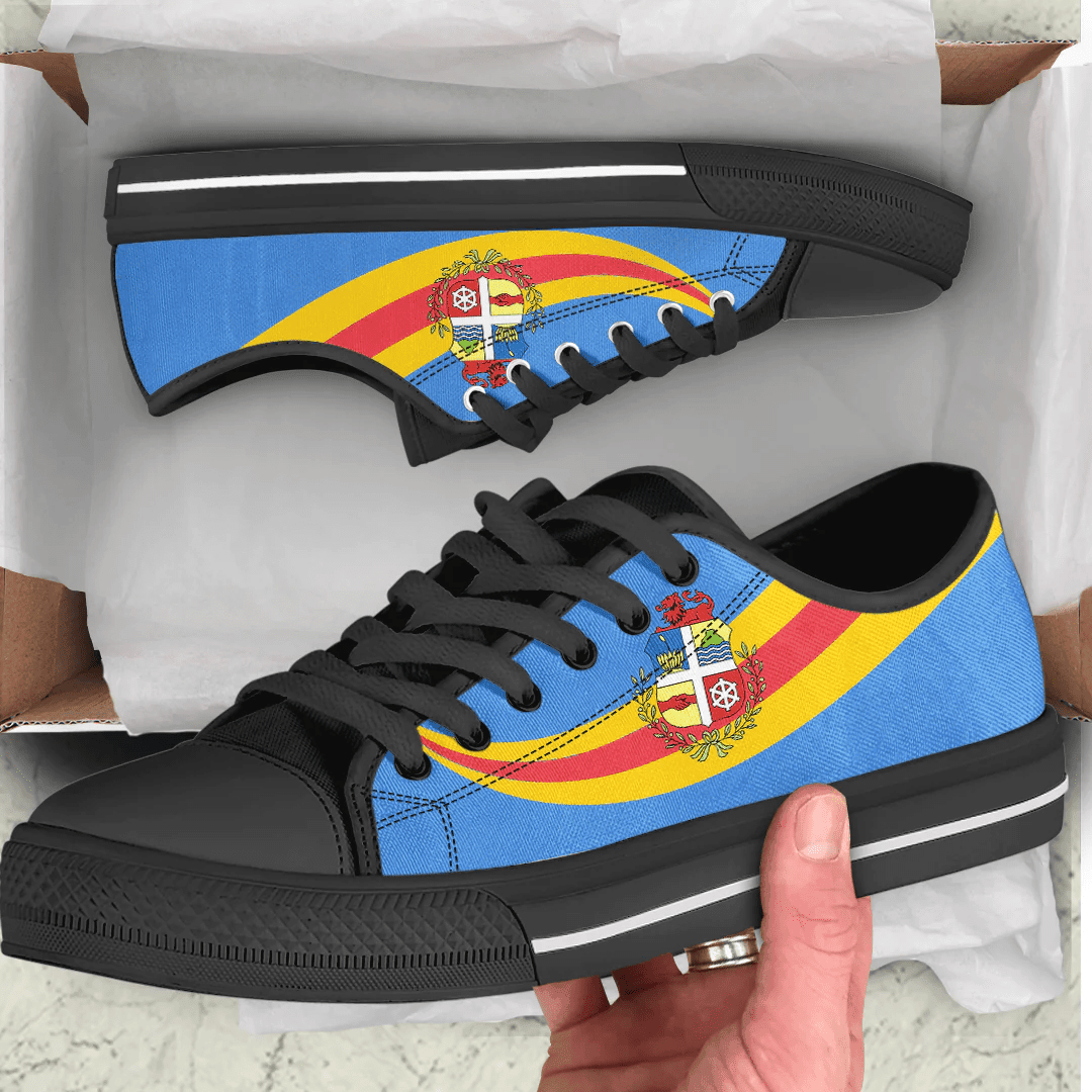 Shoes Aruba Coat Of Arms And Flag Low Top Shoes