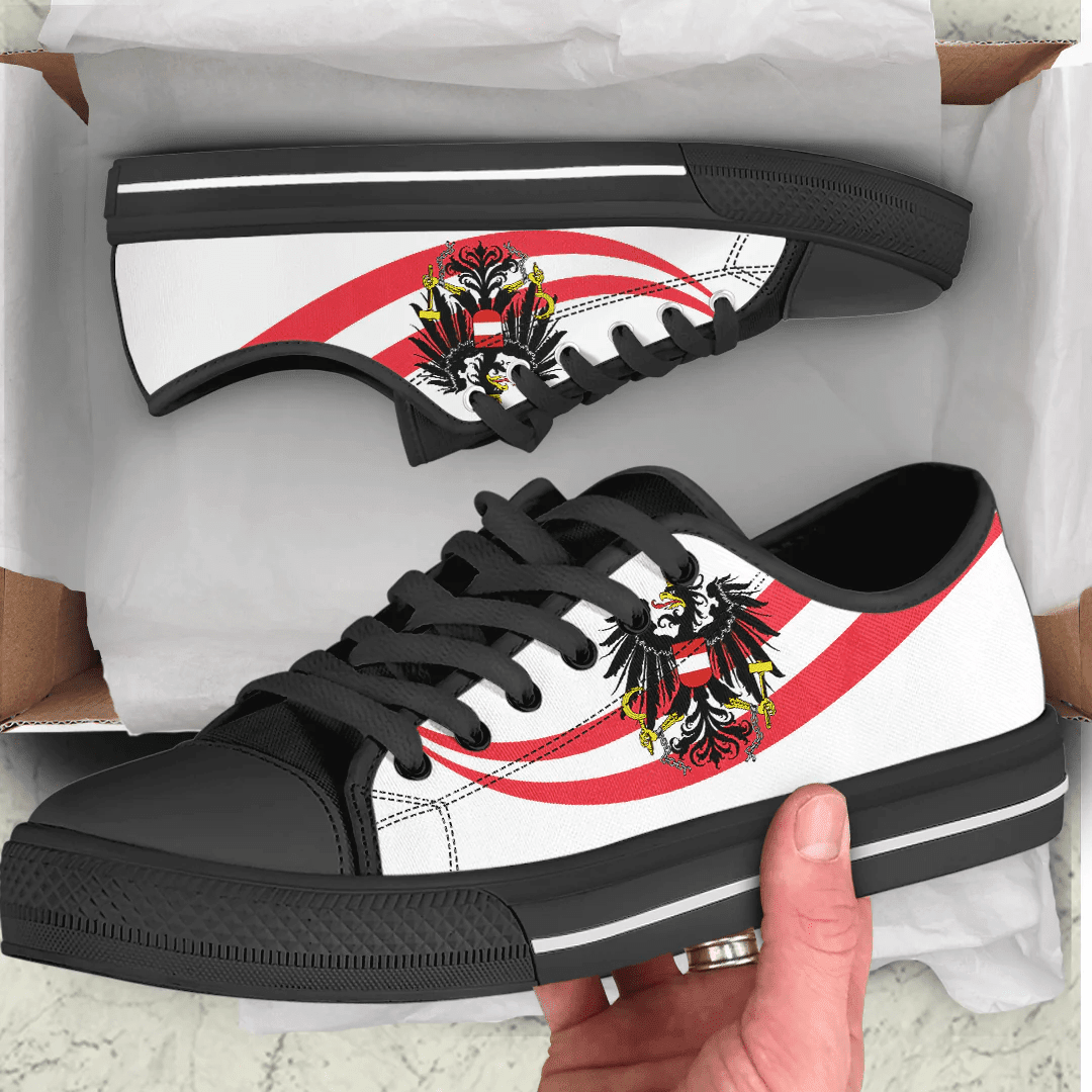 Shoes Austria Coat Of Arms And Flag Low Top Shoes