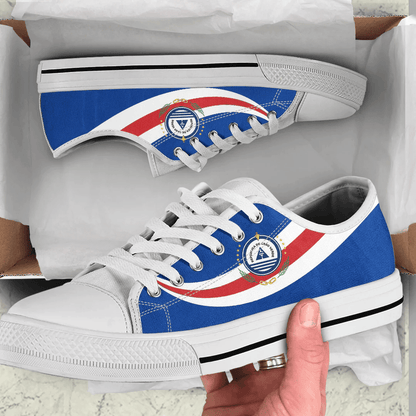 Shoes Cape Verde Coat Of Arms And Flag Low Top Shoes