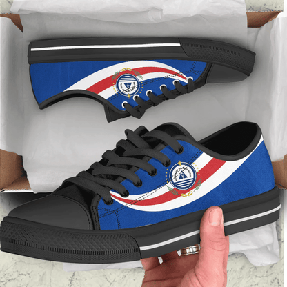 Shoes Cape Verde Coat Of Arms And Flag Low Top Shoes
