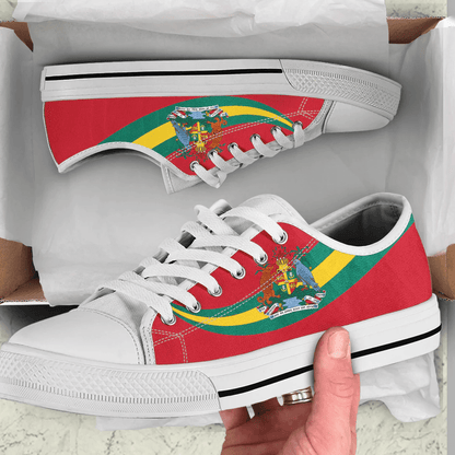 Shoes Grenada Coat Of Arms And Flag Low Top Shoes