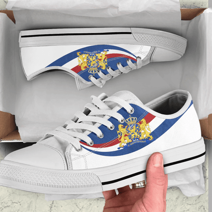Shoes Netherlands Coat Of Arms And Flag Low Top Shoes