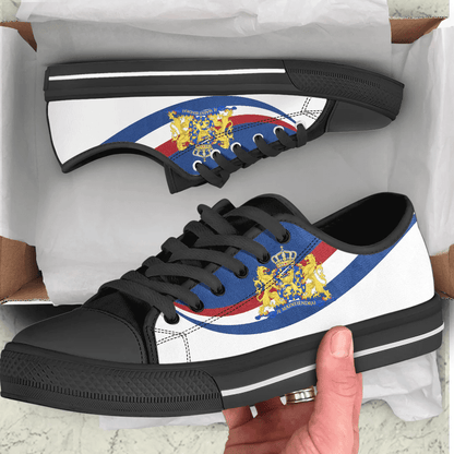 Shoes Netherlands Coat Of Arms And Flag Low Top Shoes