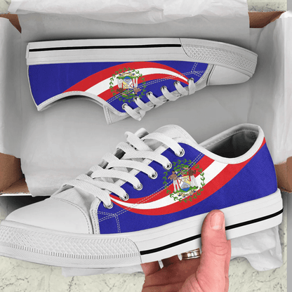 Shoes Belize Coat Of Arms And Flag Low Top Shoes