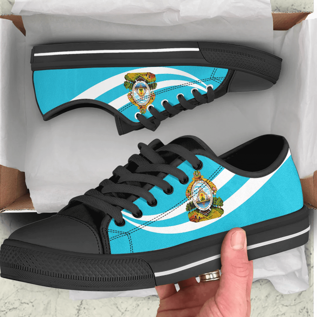 Shoes Honduras Coat Of Arms And Flag Low Top Shoes