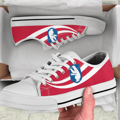 Shoes Greenland Coat Of Arms And Flag Low Top Shoes