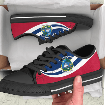 Shoes Liberia Coat Of Arms And Flag Low Top Shoes