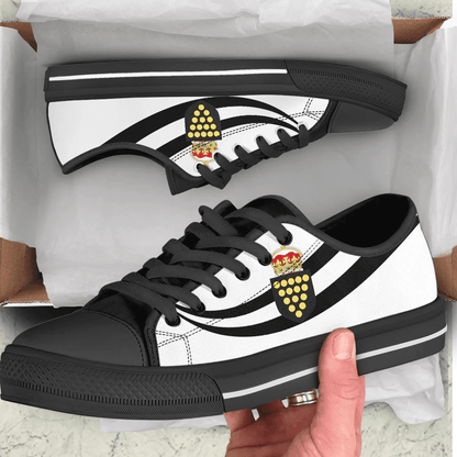 Shoes Cornwall Coat Of Arms And Flag Low Top Shoes
