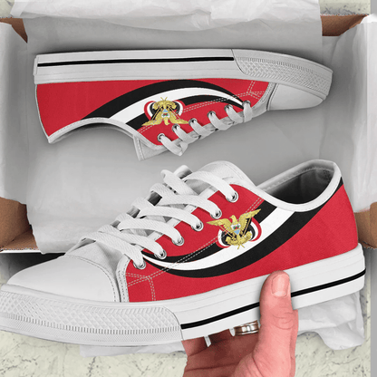Shoes Yemen Coat Of Arms And Flag Low Top Shoes