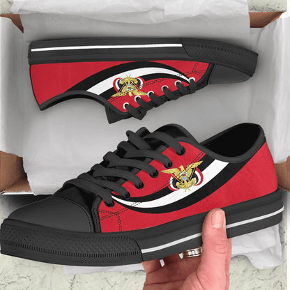 Shoes Yemen Coat Of Arms And Flag Low Top Shoes