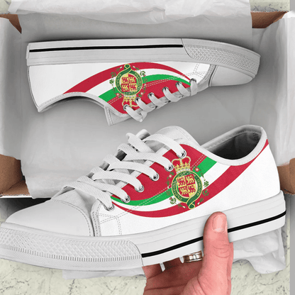 Shoes Wales Coat Of Arms And Flag Low Top Shoes