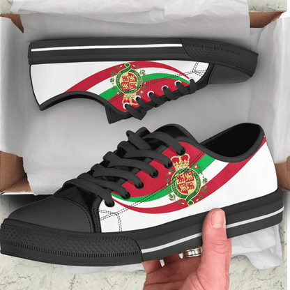 Shoes Wales Coat Of Arms And Flag Low Top Shoes