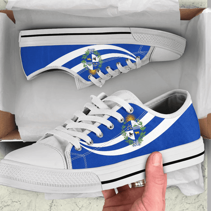 Shoes Uruguay Coat Of Arms And Flag Low Top Shoes