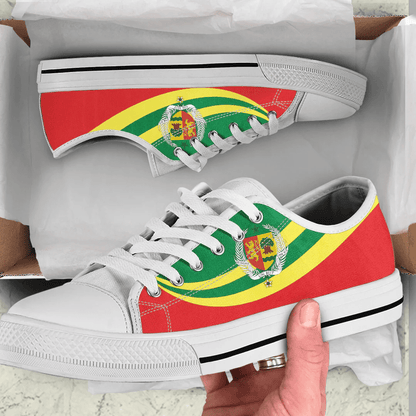Shoes Senegal Coat Of Arms And Flag Low Top Shoes