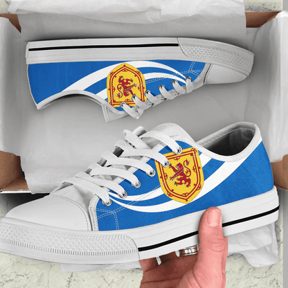 Shoes Scotland Coat Of Arms And Flag Low Top Shoes