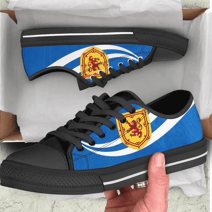 Shoes Scotland Coat Of Arms And Flag Low Top Shoes