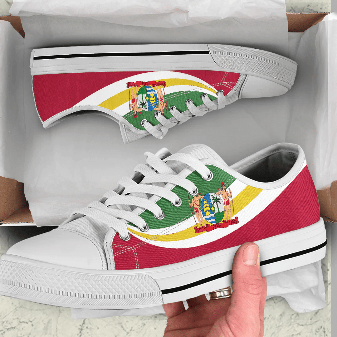 Shoes Suriname Coat Of Arms And Flag Low Top Shoes