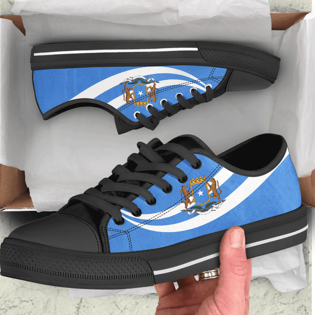 Shoes Somalia Coat Of Arms And Flag Low Top Shoes
