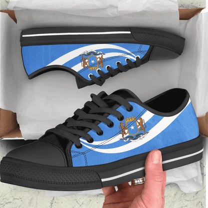 Shoes Somalia Coat Of Arms And Flag Low Top Shoes