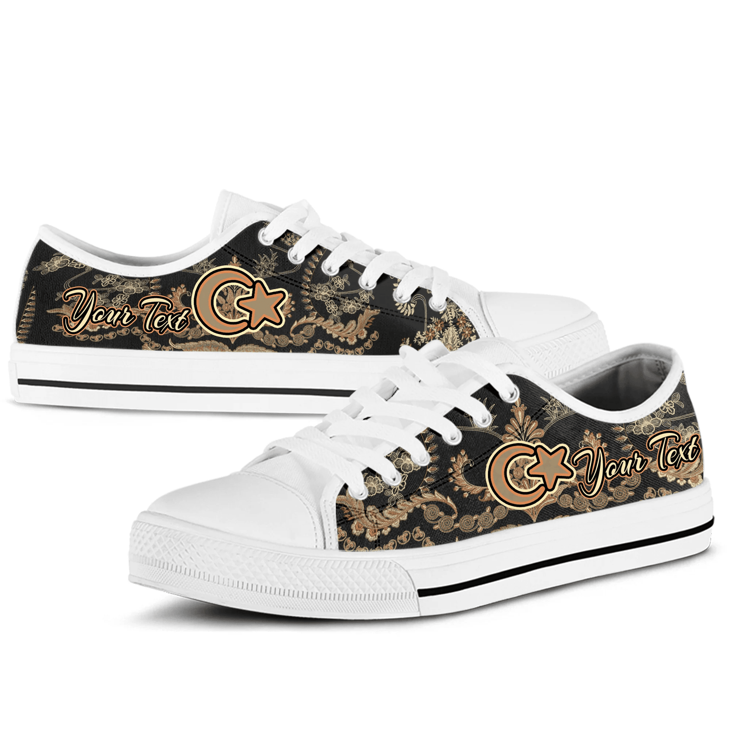 Africa Shoes Libya Low Top Shoes Vintage Traditional African Dashiki