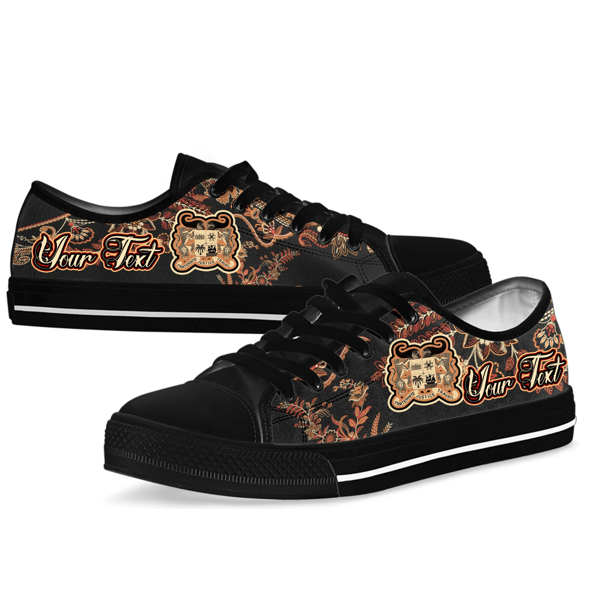 Africa Shoes Benin Low Top Shoes Traditional African Dashiki