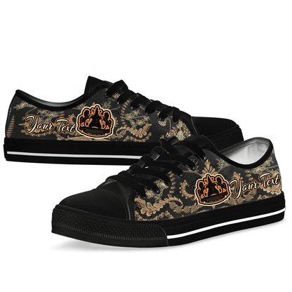 Africa Shoes Lesotho Low Top Shoes Vintage Traditional African Dashiki