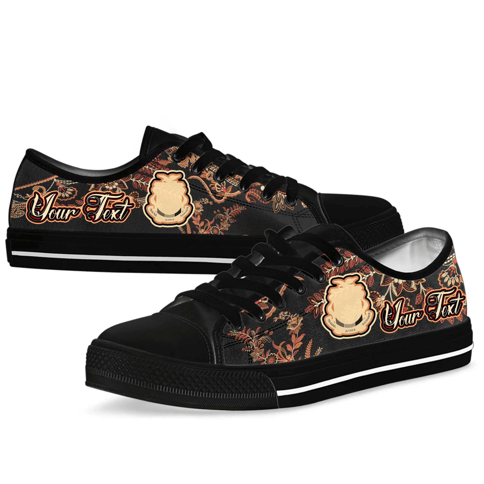 Africa Shoes Guinea Low Top Shoes Traditional African Dashiki