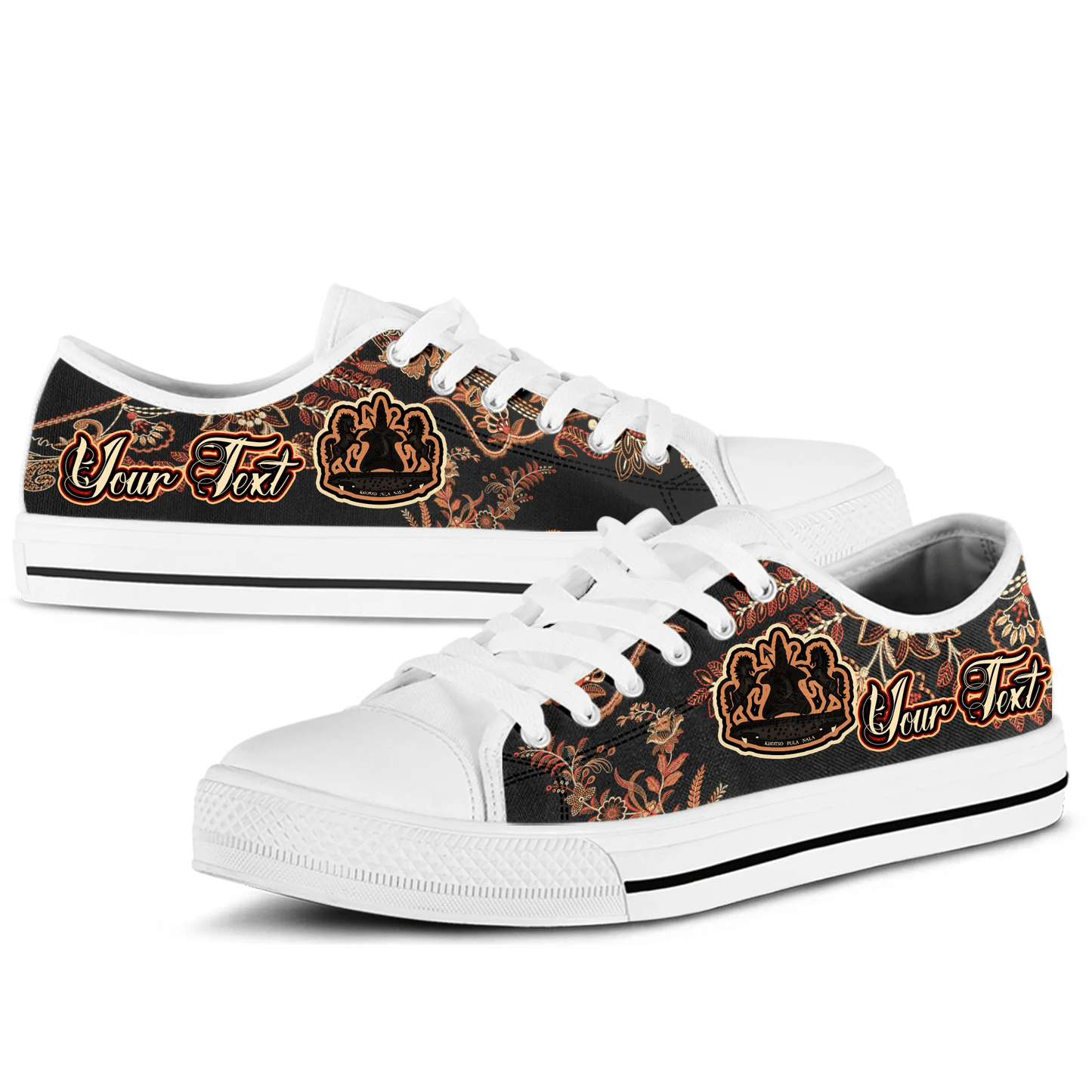 Africa Shoes Lesotho Low Top Shoes Traditional African Dashiki