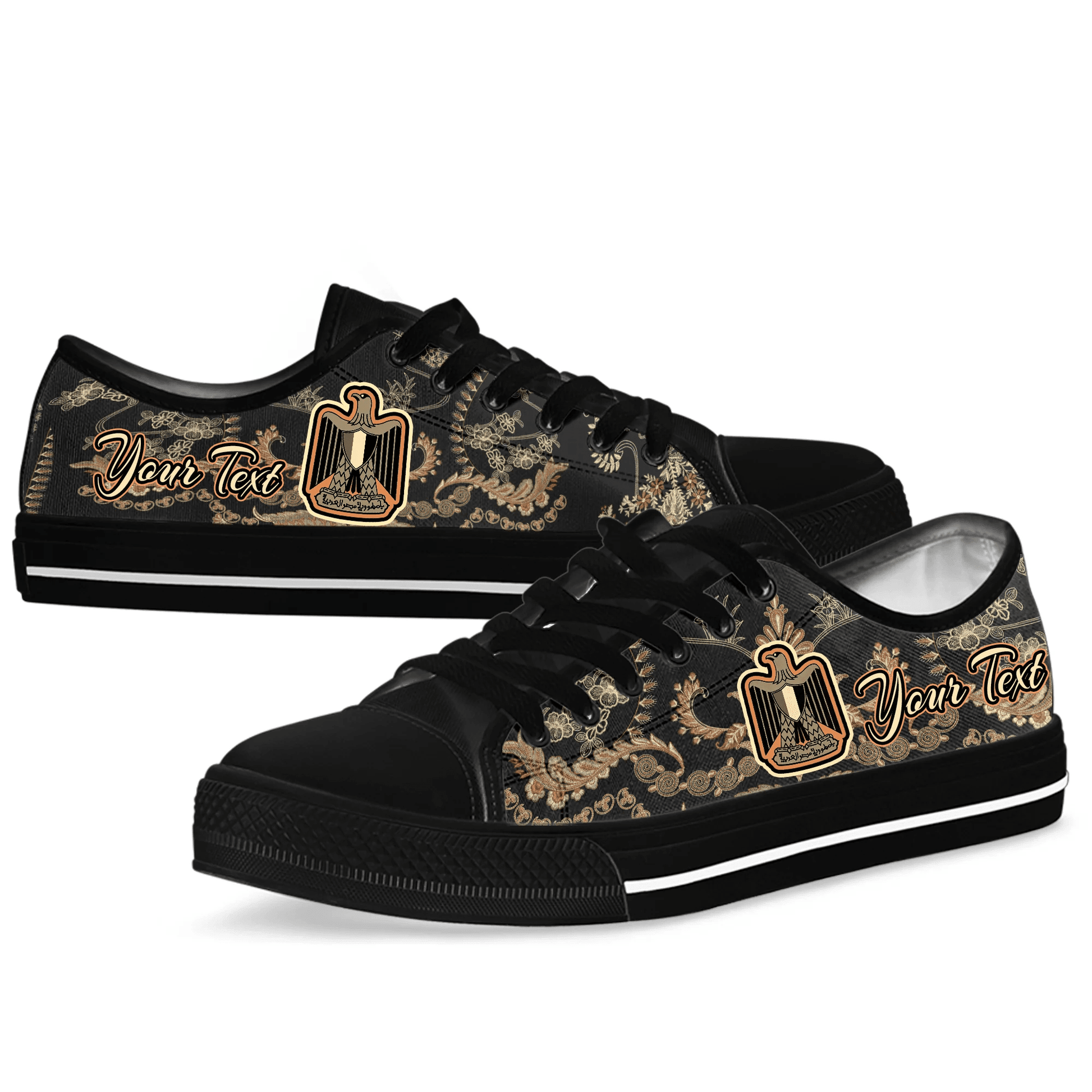 Africa Shoes Egypt Low Top Shoes Vintage Traditional African Dashiki