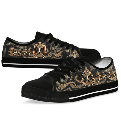 Africa Shoes Egypt Low Top Shoes Vintage Traditional African Dashiki
