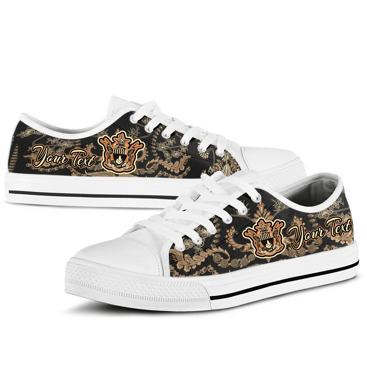 Africa Shoes Zimbabwe Low Top Shoes Vintage Traditional African Dashiki