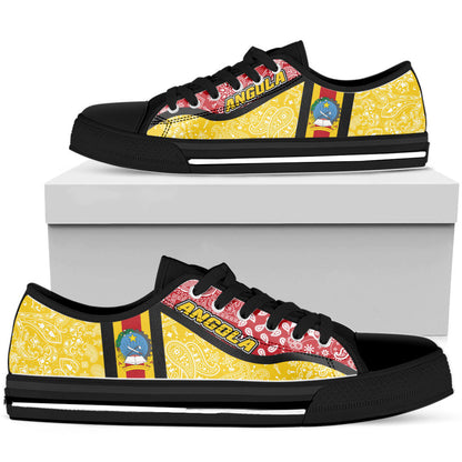 Shoes Angola Yellow Version Low Top Shoes Paisley Bandana Special Style