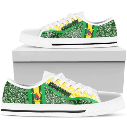 Shoes Cameroon Low Top Shoes Paisley Bandana Special Style
