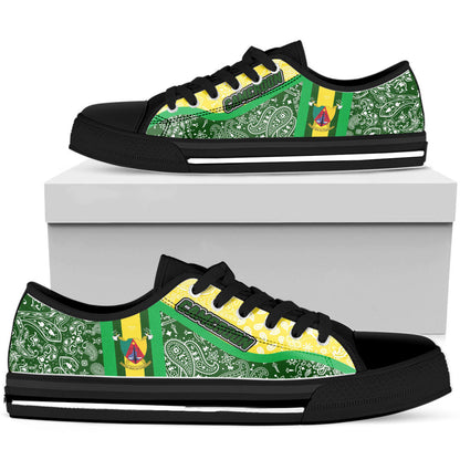 Shoes Cameroon Low Top Shoes Paisley Bandana Special Style